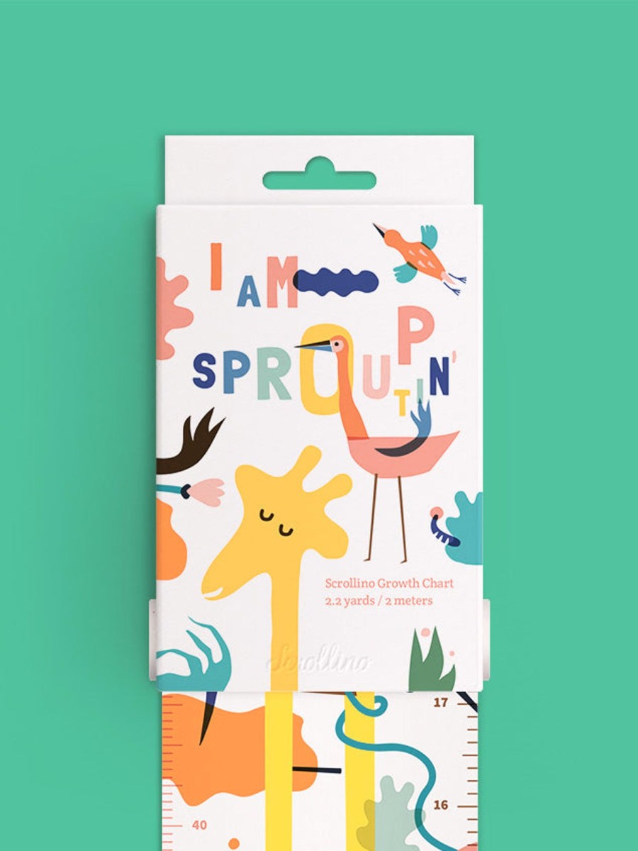 Play & Learn Scrollino Early Learning Books | Scrollino I'M Sproutin' Up