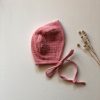 Play & Learn TadaaamBrand Dolls & Accessories | Cotton Gauze Round Bonnet For Minikane X Gordis 34Cm Dolls | Bubblegum