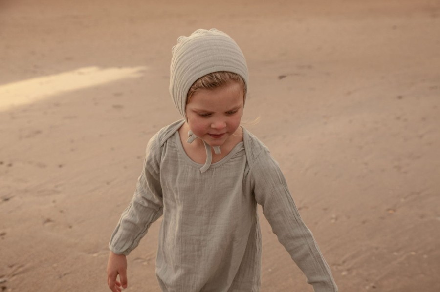 Clothing & Accessories Moumout Bonnets & Hats | Cotton Muslin Baby Bonnet | Blush