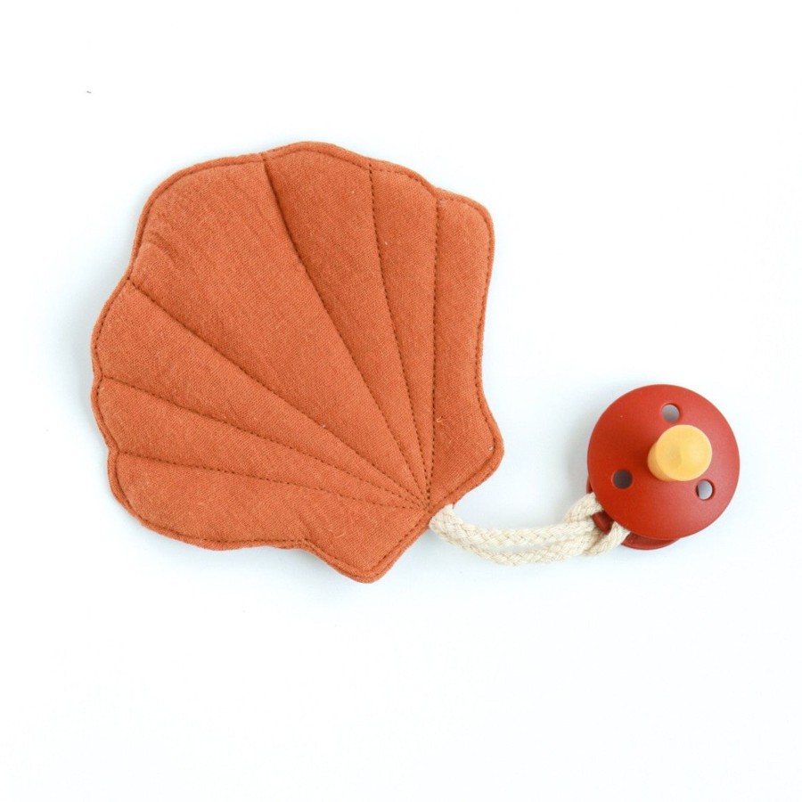 Gifts Oh Dubidu Eid Gift Shop | Oh Dubidu Shell Pacifier Holder | Cinnamon