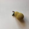 Baby TadaaamBrand Rattles & Pram Toys | Crochet Fruit Rattle | Pear