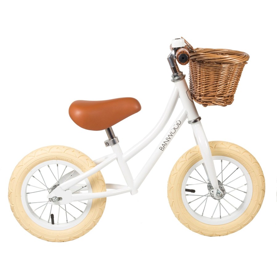 Play & Learn Banwood Bikes, Trikes & Helmets | First Go Balance Bike - White